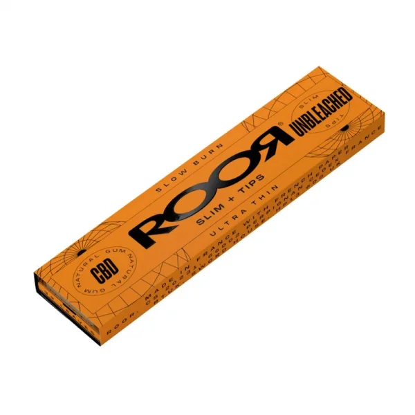 Roor Unbleached Ultra King Size Slim + Filtertips