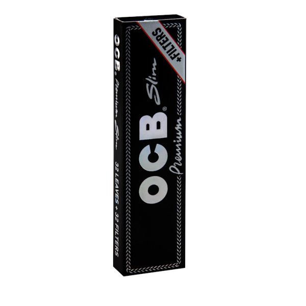 OCB Black Premium Long Slim  + Filter Tips