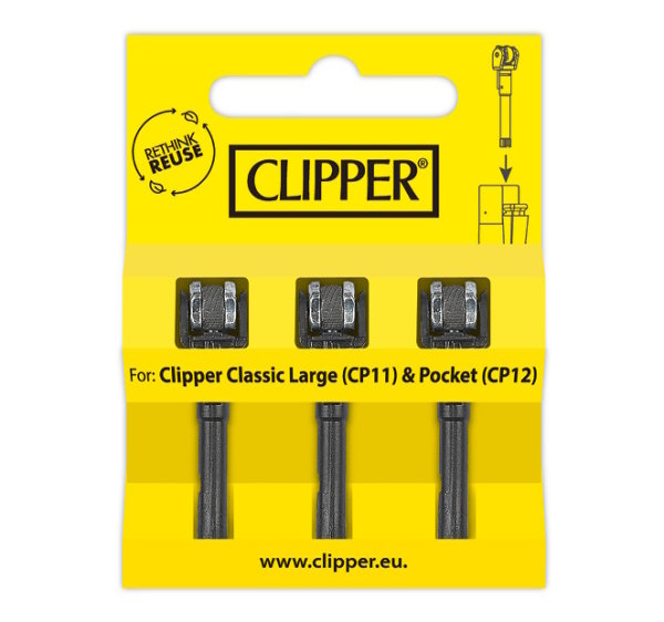 Ersatz Flintsystem für Clipper 3er Pack